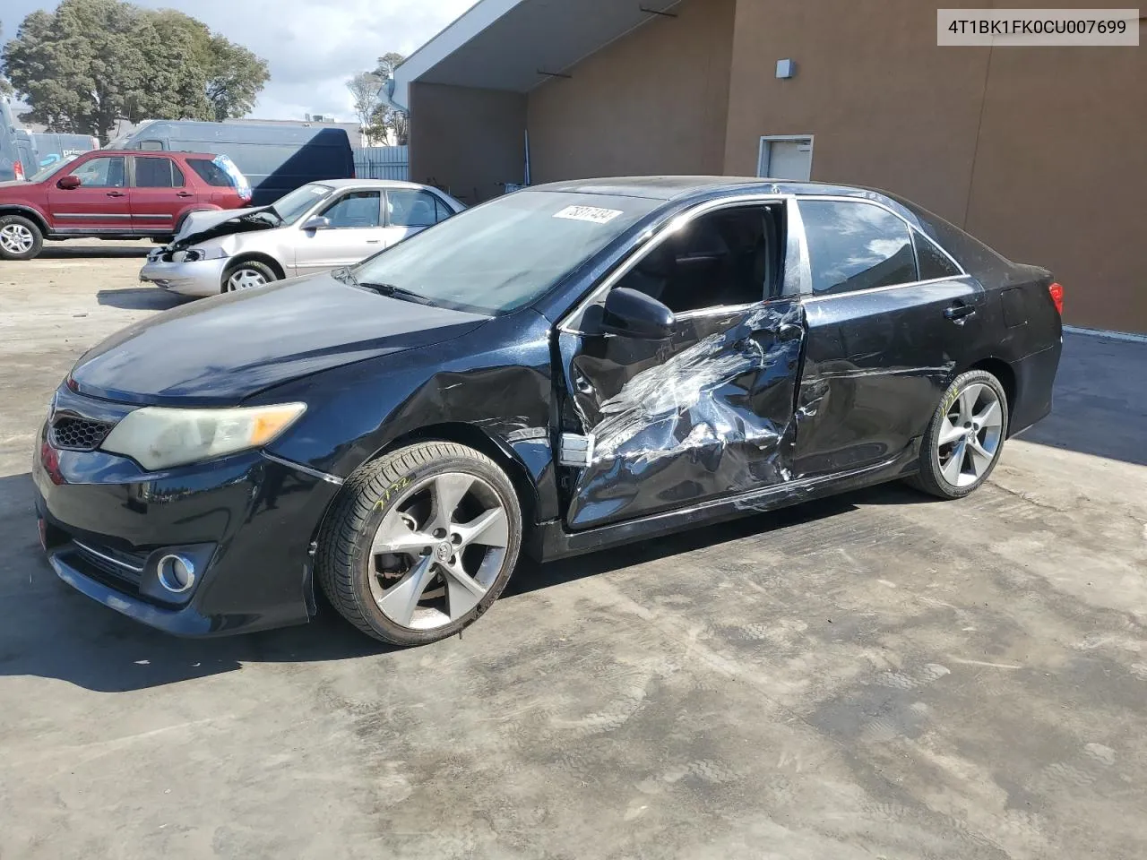 2012 Toyota Camry Se VIN: 4T1BK1FK0CU007699 Lot: 78317434