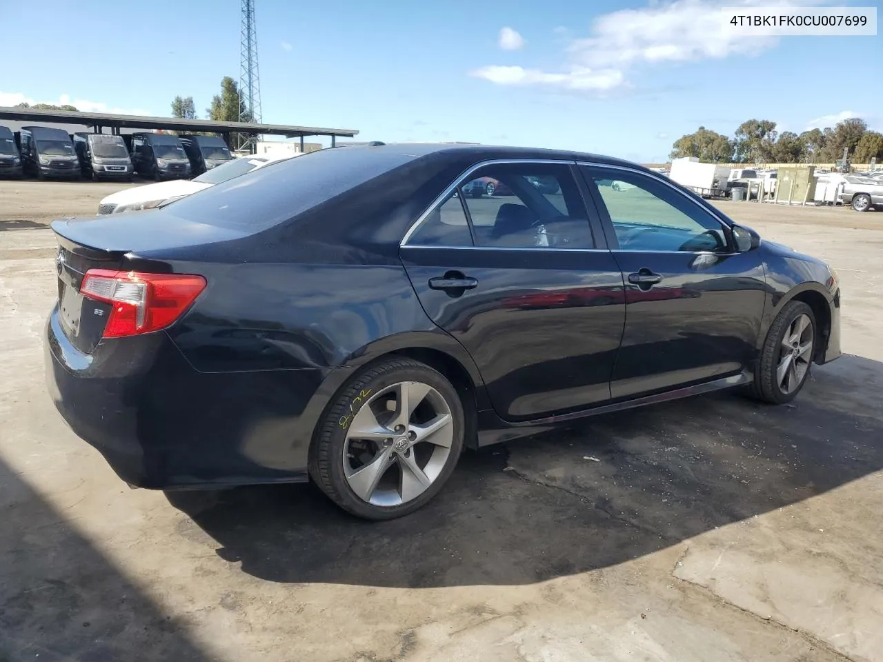 2012 Toyota Camry Se VIN: 4T1BK1FK0CU007699 Lot: 78317434