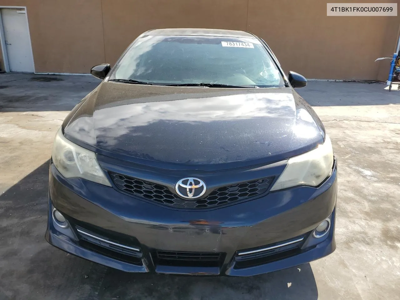 4T1BK1FK0CU007699 2012 Toyota Camry Se