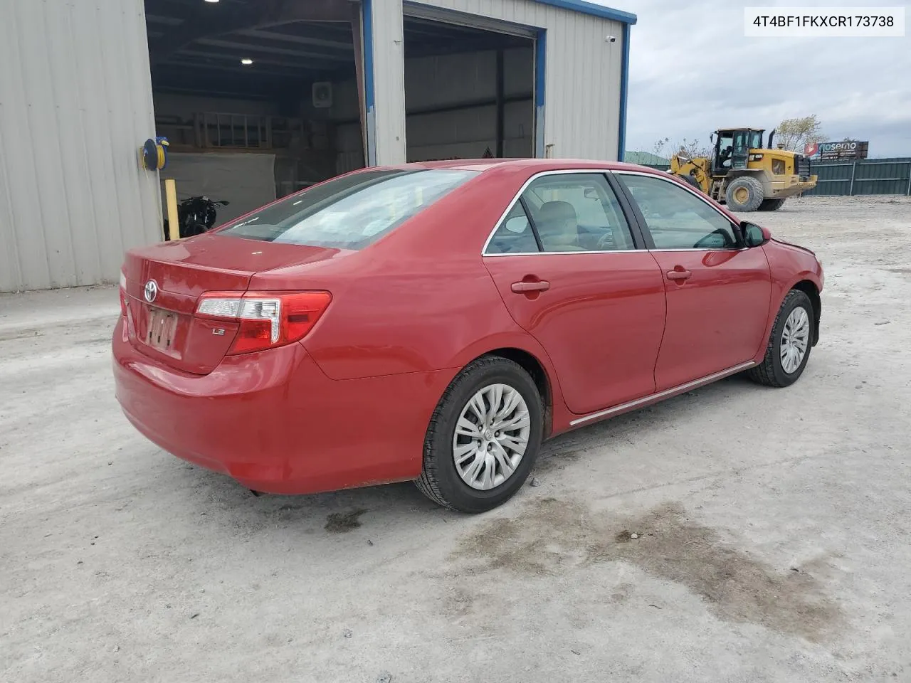 2012 Toyota Camry Base VIN: 4T4BF1FKXCR173738 Lot: 78378574