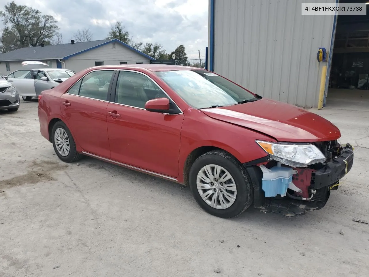 2012 Toyota Camry Base VIN: 4T4BF1FKXCR173738 Lot: 78378574