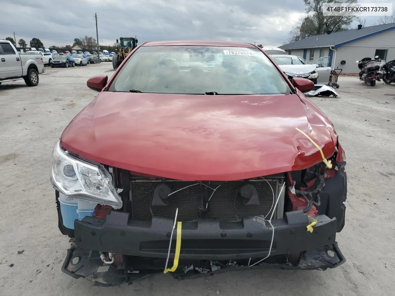 2012 Toyota Camry Base VIN: 4T4BF1FKXCR173738 Lot: 78378574