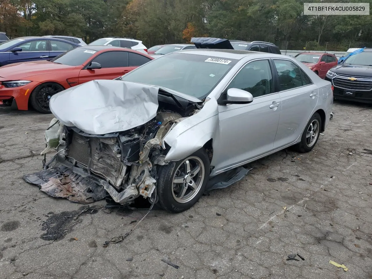 2012 Toyota Camry Base VIN: 4T1BF1FK4CU005829 Lot: 78380174