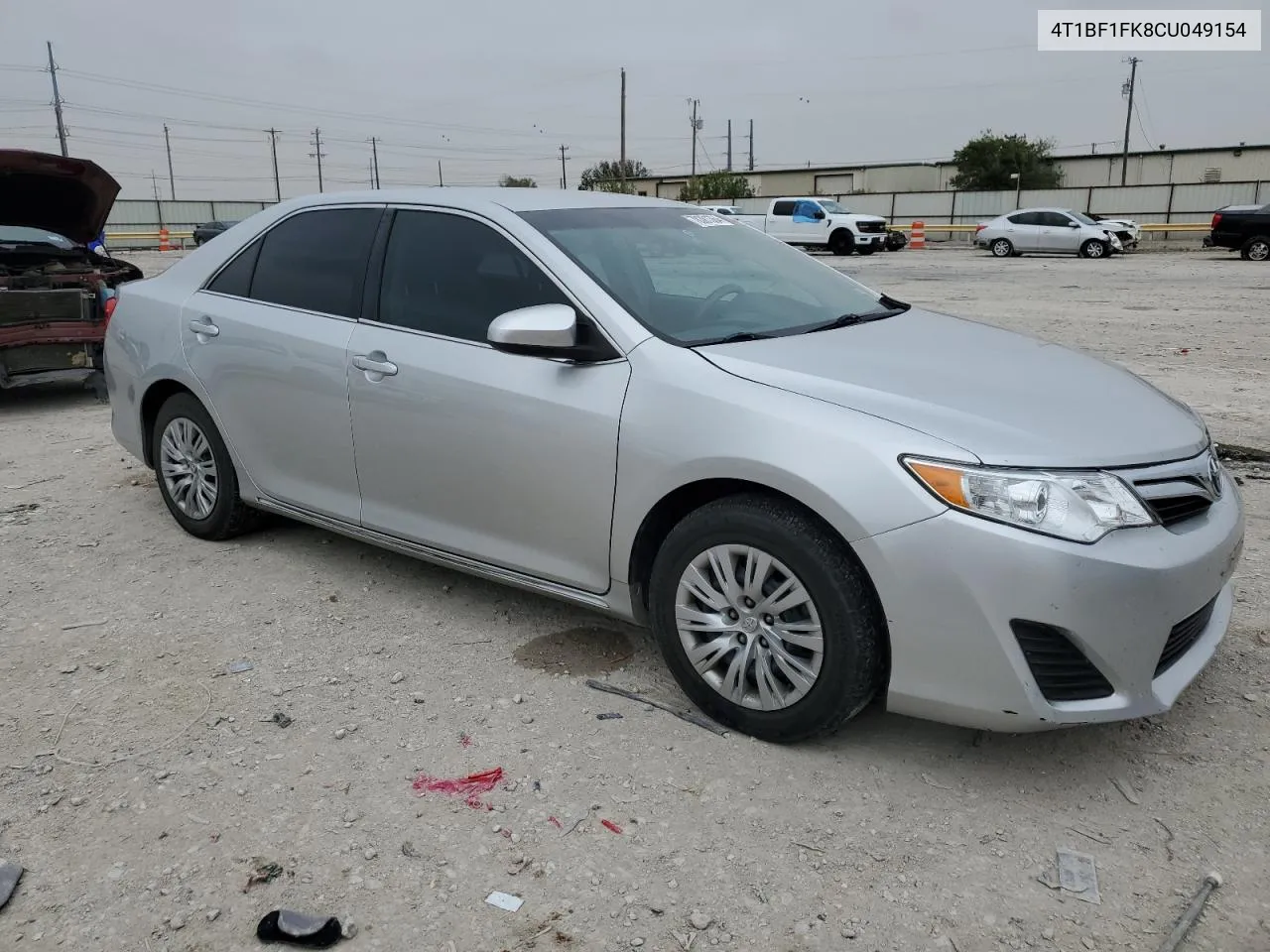 2012 Toyota Camry Base VIN: 4T1BF1FK8CU049154 Lot: 78381364