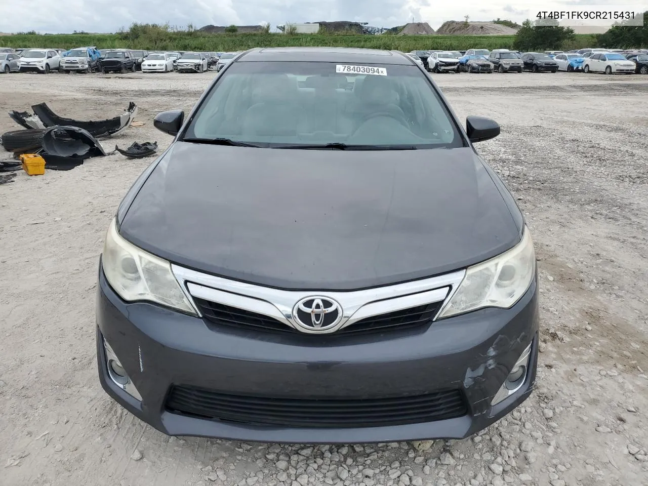 2012 Toyota Camry Base VIN: 4T4BF1FK9CR215431 Lot: 78403094