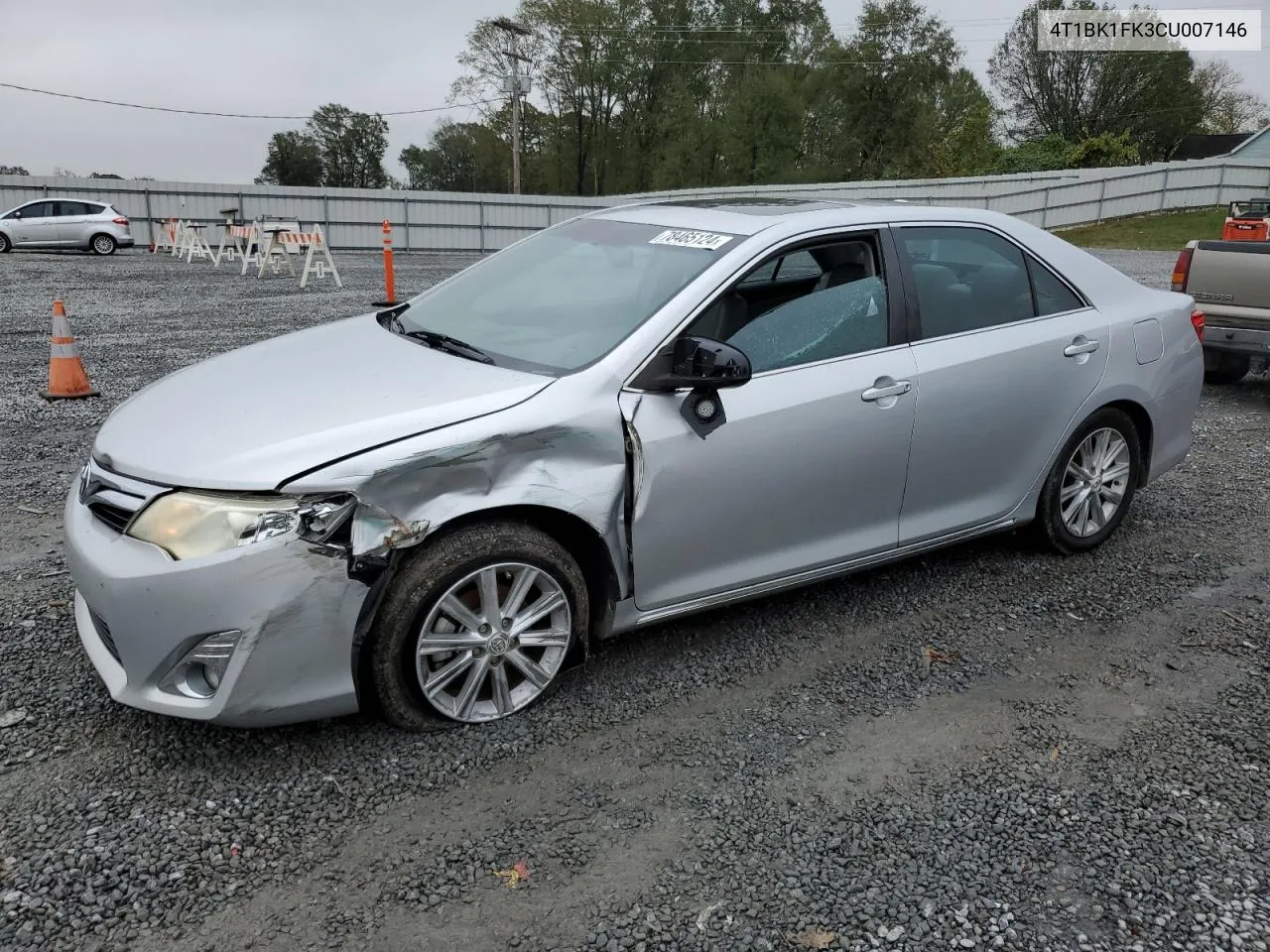 2012 Toyota Camry Se VIN: 4T1BK1FK3CU007146 Lot: 78465124