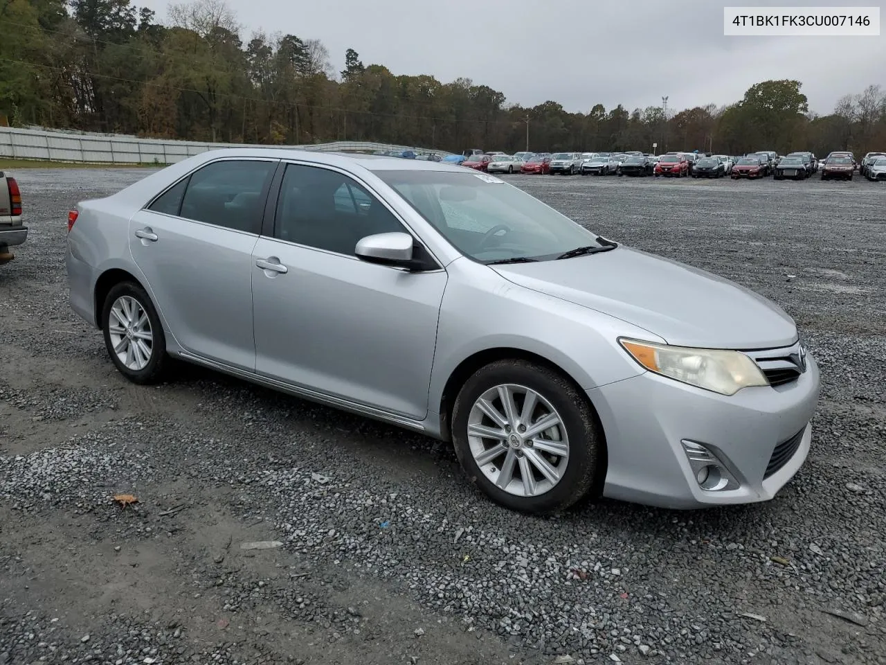 2012 Toyota Camry Se VIN: 4T1BK1FK3CU007146 Lot: 78465124