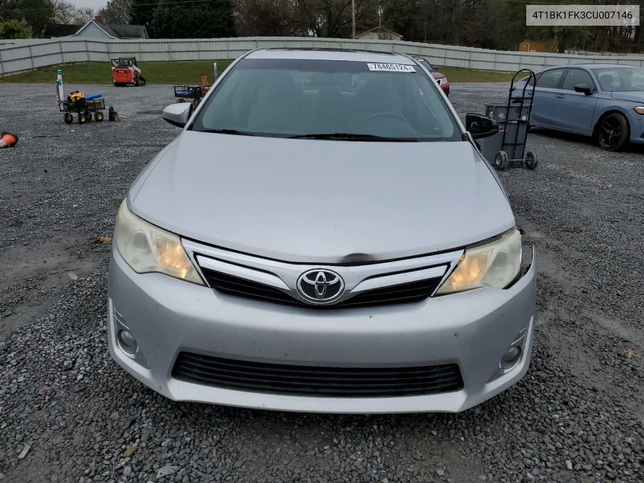 2012 Toyota Camry Se VIN: 4T1BK1FK3CU007146 Lot: 78465124