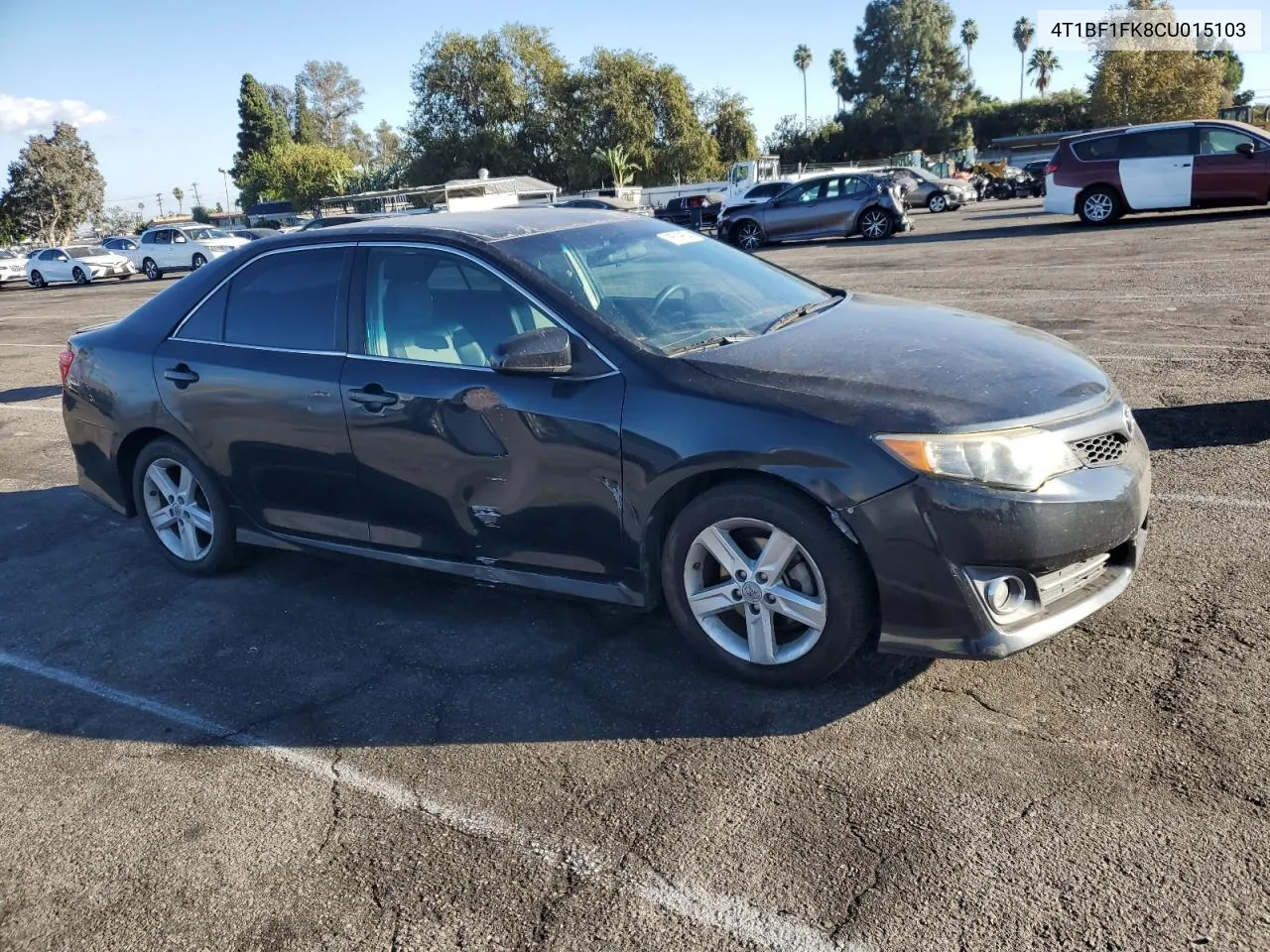 2012 Toyota Camry Base VIN: 4T1BF1FK8CU015103 Lot: 78509854