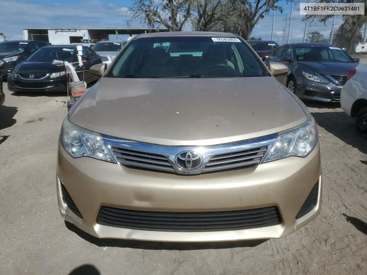 2012 Toyota Camry Base VIN: 4T1BF1FK2CU621481 Lot: 78585864