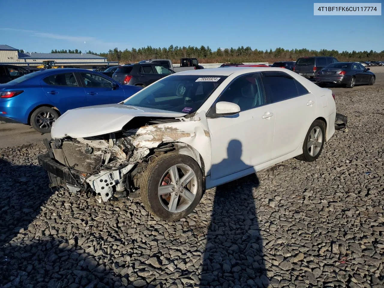 2012 Toyota Camry Base VIN: 4T1BF1FK6CU117774 Lot: 78585924