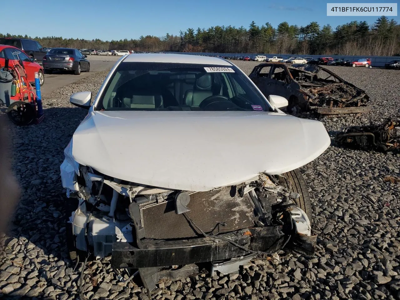 2012 Toyota Camry Base VIN: 4T1BF1FK6CU117774 Lot: 78585924