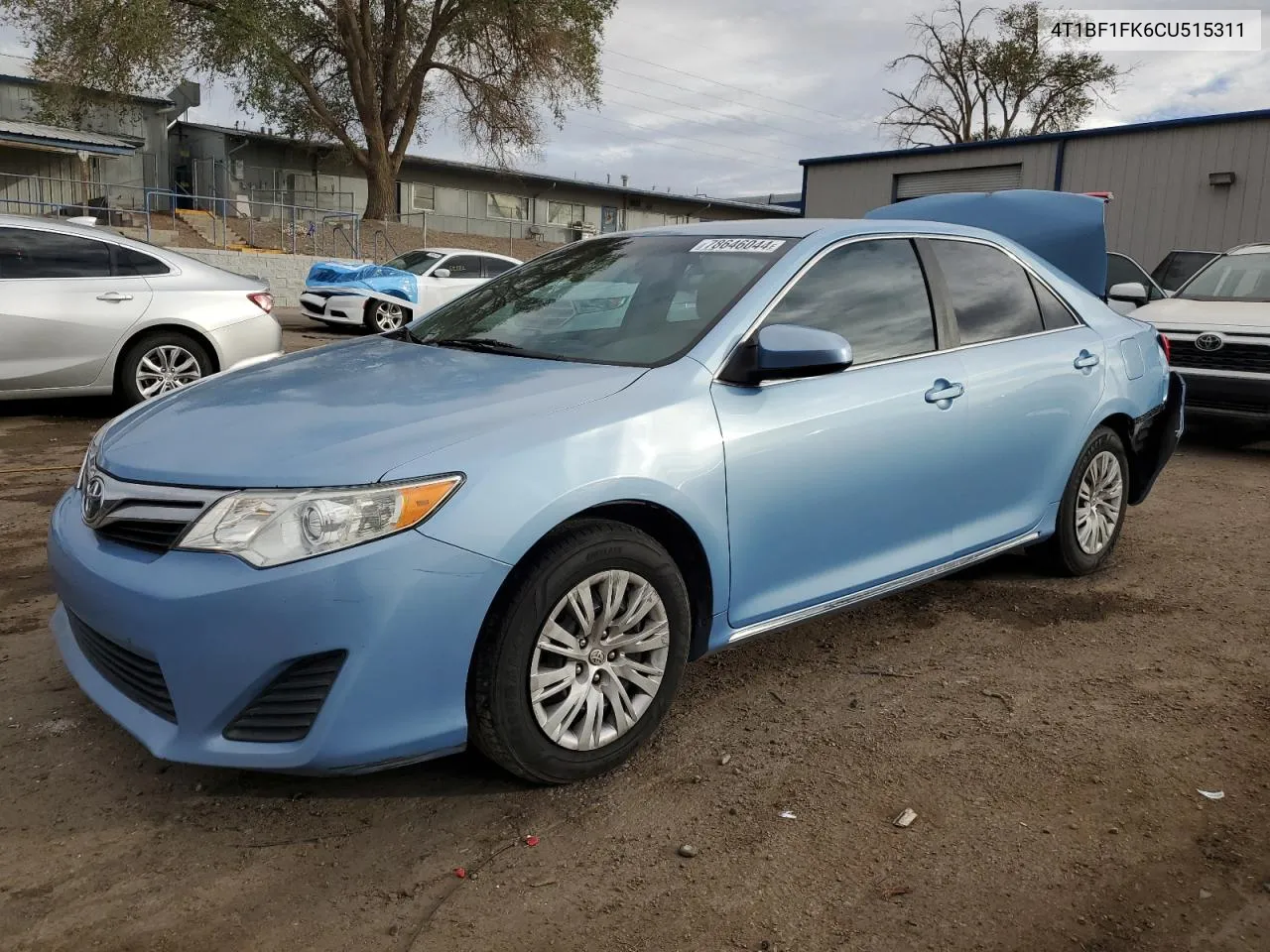 2012 Toyota Camry Base VIN: 4T1BF1FK6CU515311 Lot: 78646044