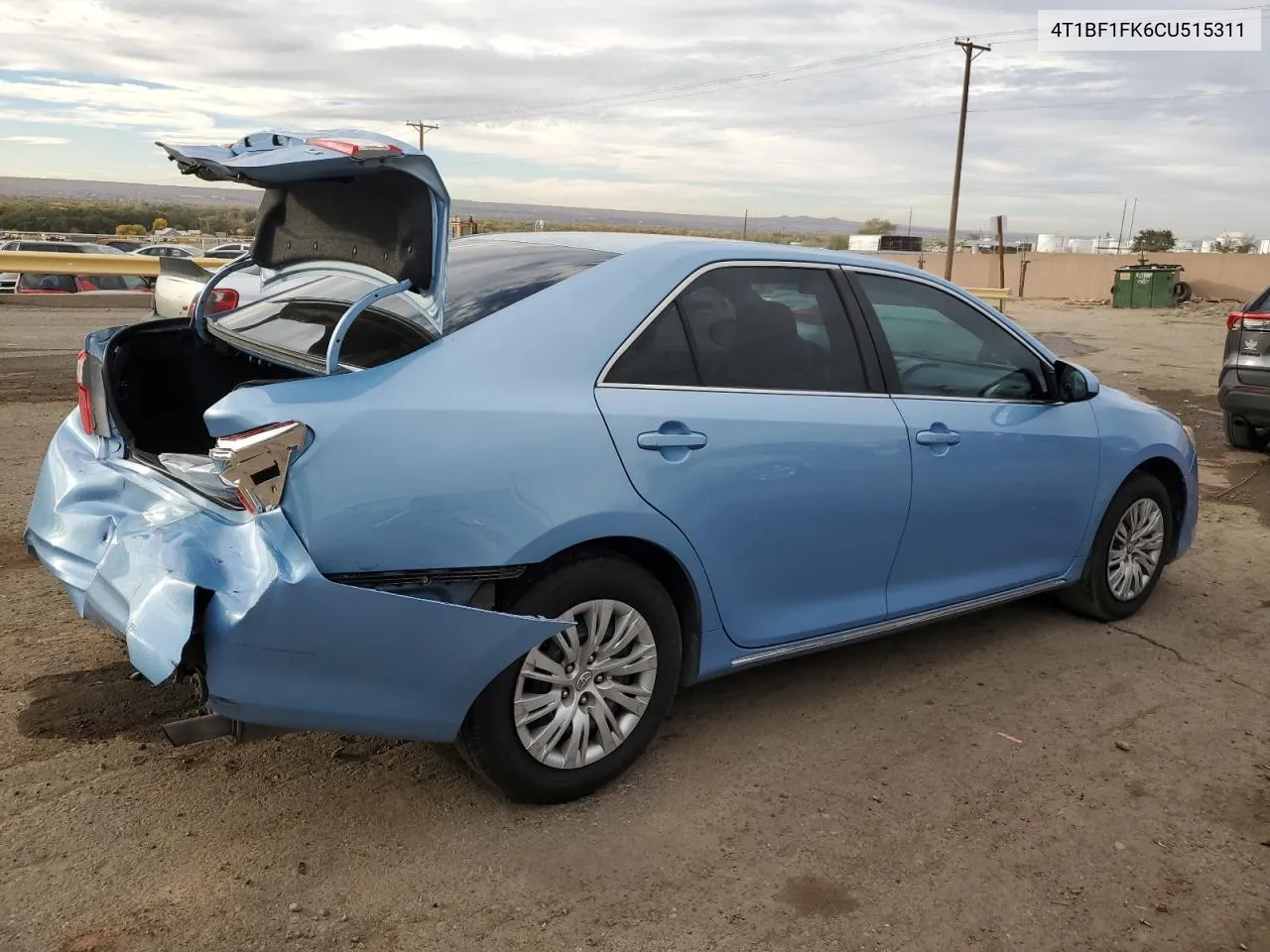 2012 Toyota Camry Base VIN: 4T1BF1FK6CU515311 Lot: 78646044