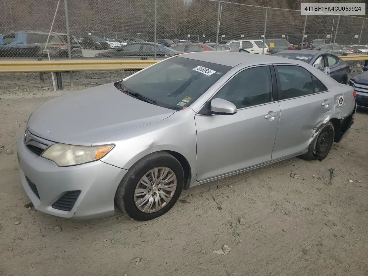 2012 Toyota Camry Base VIN: 4T1BF1FK4CU059924 Lot: 78658854