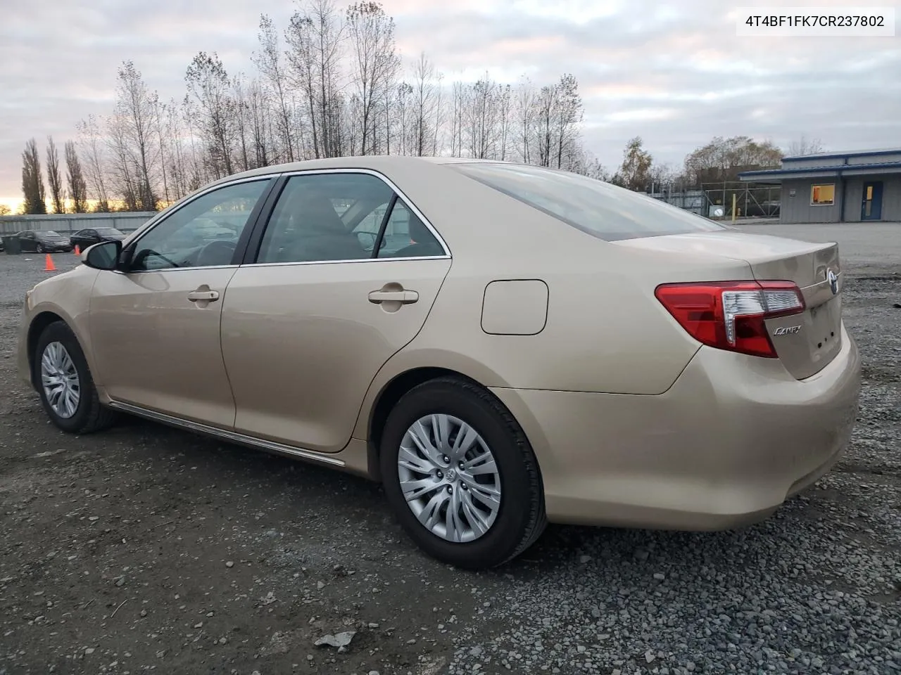 2012 Toyota Camry Base VIN: 4T4BF1FK7CR237802 Lot: 78723694