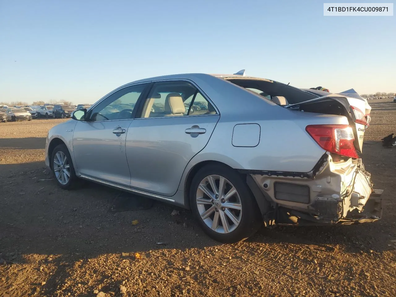 2012 Toyota Camry Hybrid VIN: 4T1BD1FK4CU009871 Lot: 78822464