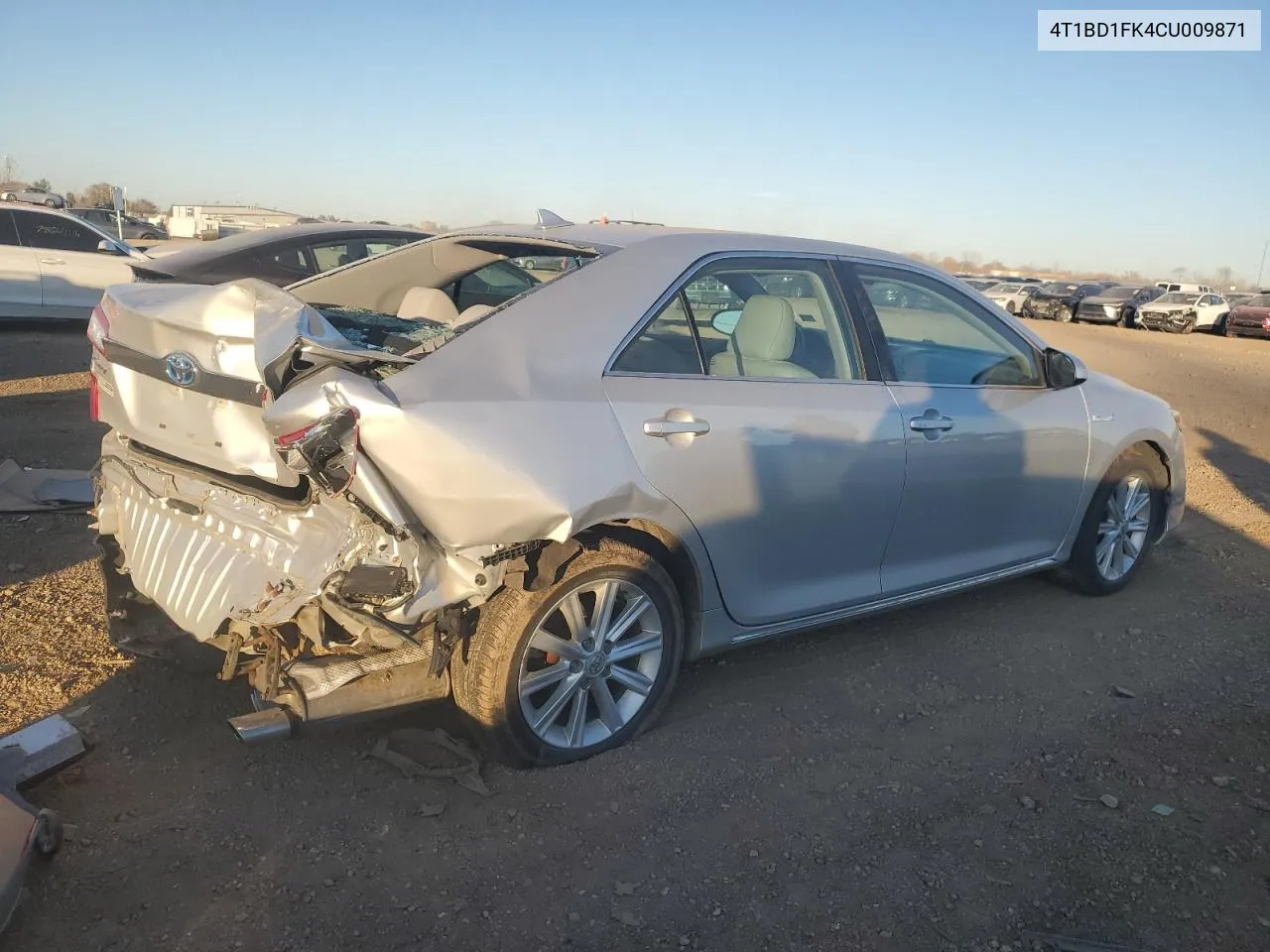 2012 Toyota Camry Hybrid VIN: 4T1BD1FK4CU009871 Lot: 78822464