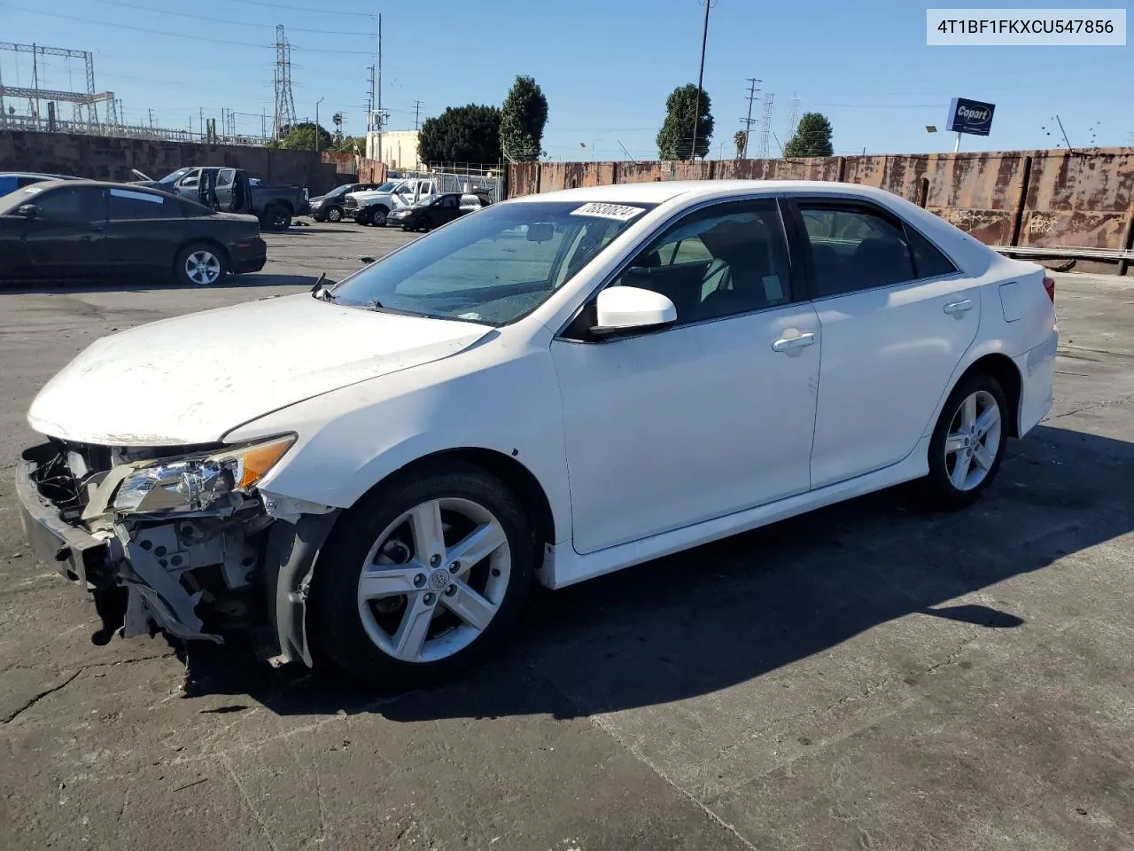 2012 Toyota Camry Base VIN: 4T1BF1FKXCU547856 Lot: 78830824