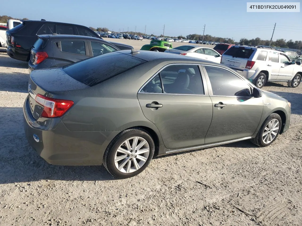 2012 Toyota Camry Hybrid VIN: 4T1BD1FK2CU049091 Lot: 78851774