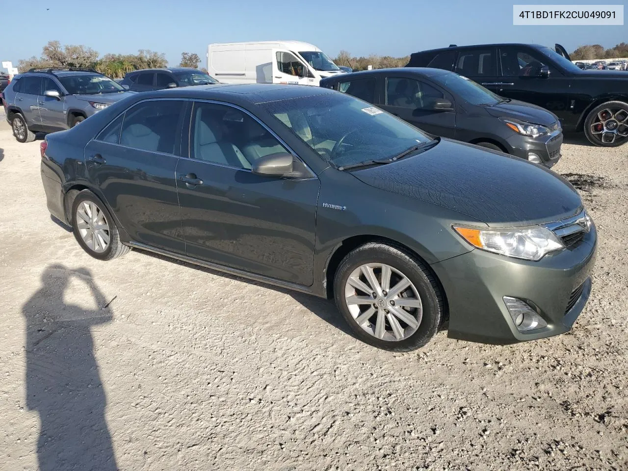 2012 Toyota Camry Hybrid VIN: 4T1BD1FK2CU049091 Lot: 78851774