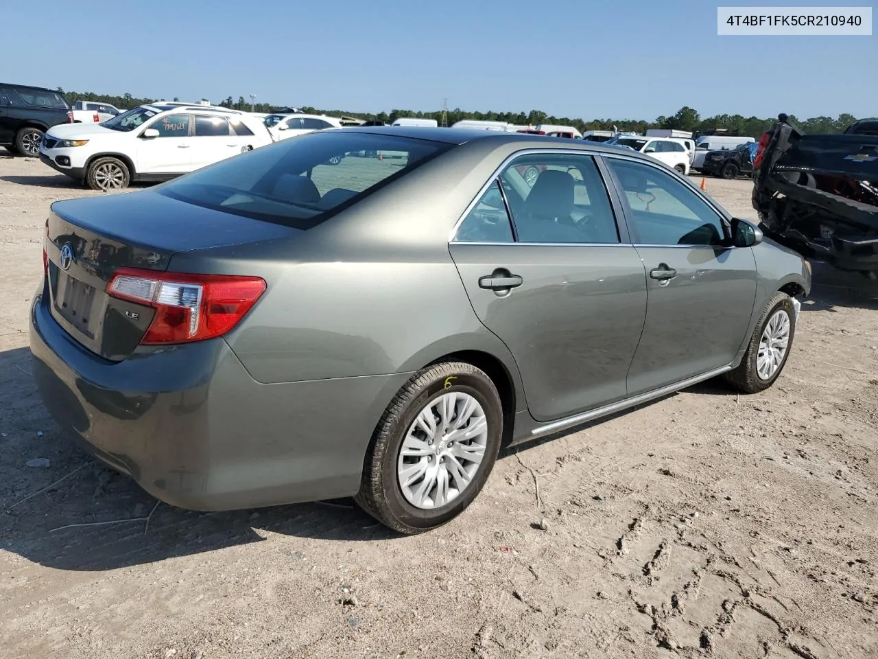 2012 Toyota Camry Base VIN: 4T4BF1FK5CR210940 Lot: 78911604