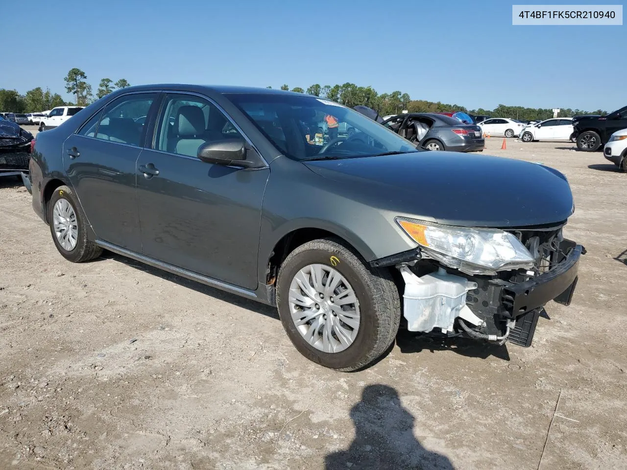 2012 Toyota Camry Base VIN: 4T4BF1FK5CR210940 Lot: 78911604