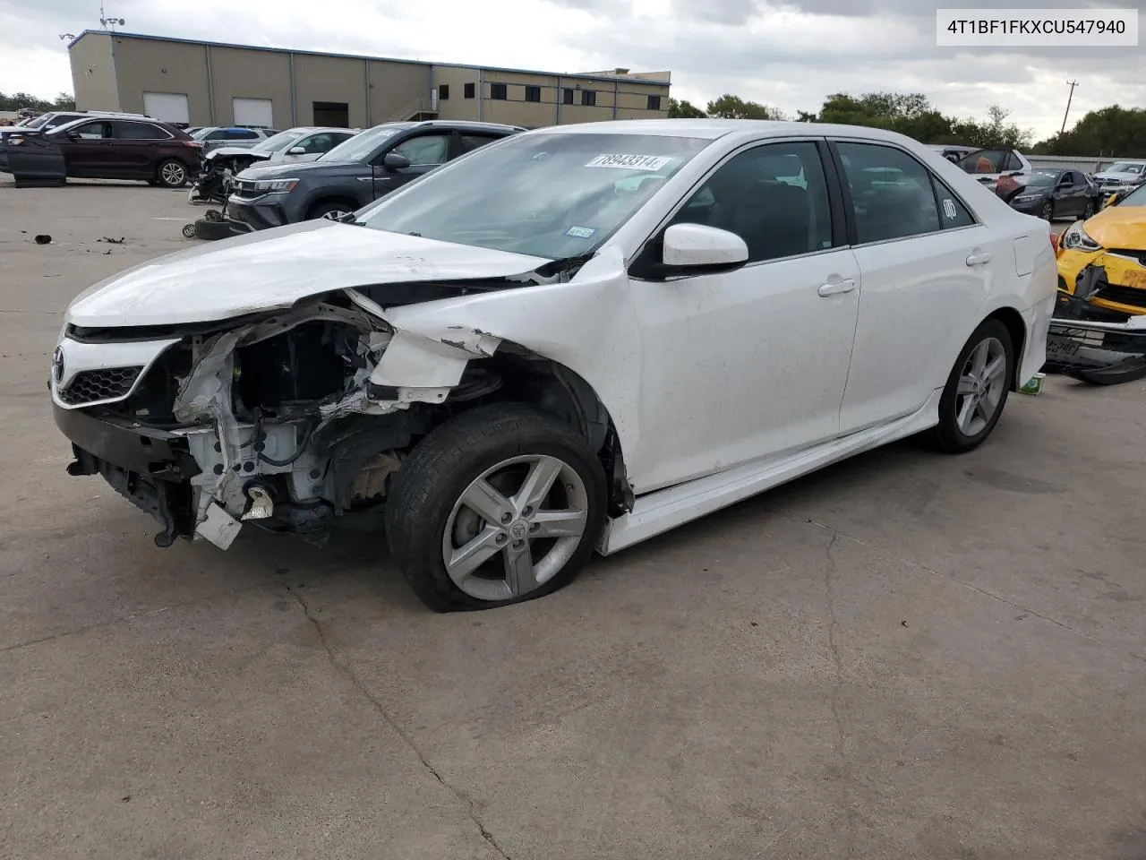 2012 Toyota Camry Base VIN: 4T1BF1FKXCU547940 Lot: 78943314