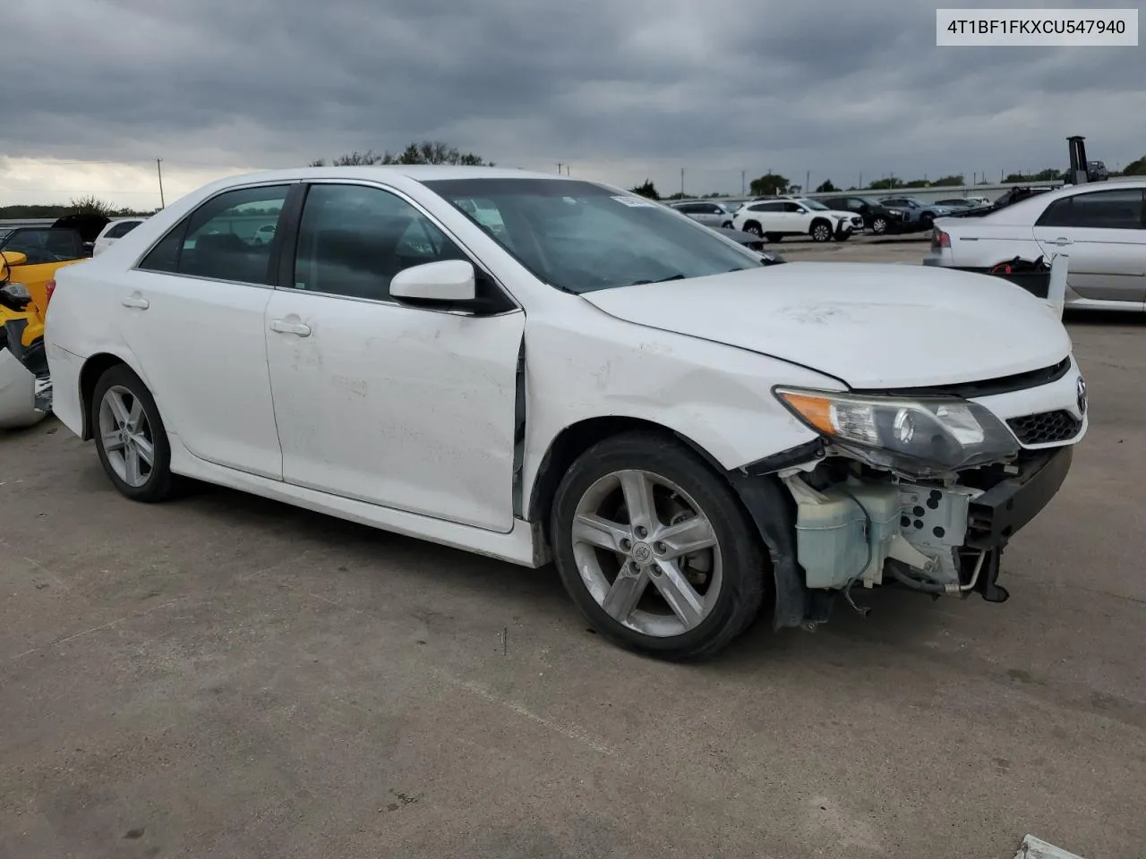 2012 Toyota Camry Base VIN: 4T1BF1FKXCU547940 Lot: 78943314