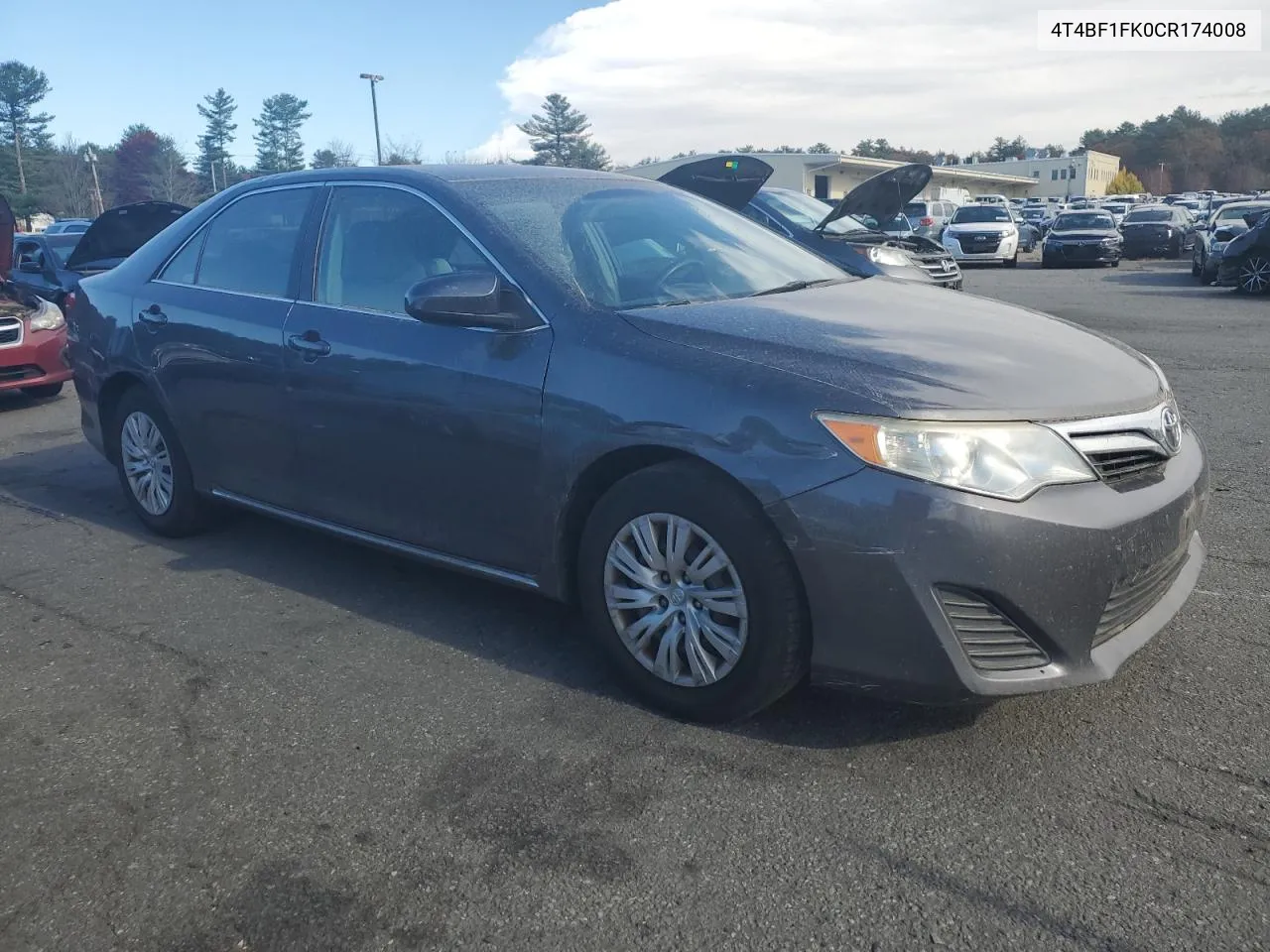 2012 Toyota Camry Base VIN: 4T4BF1FK0CR174008 Lot: 78973414