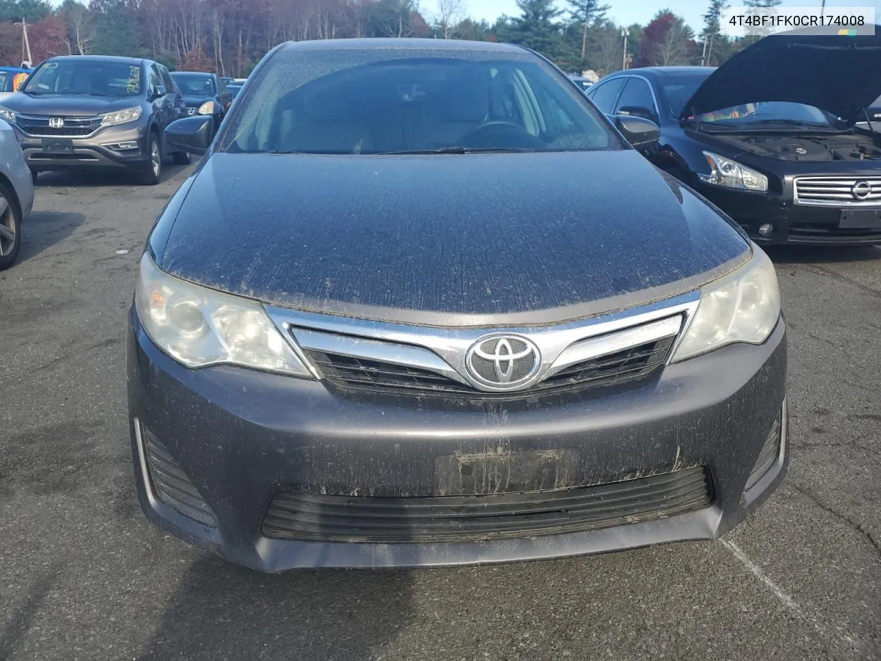 2012 Toyota Camry Base VIN: 4T4BF1FK0CR174008 Lot: 78973414