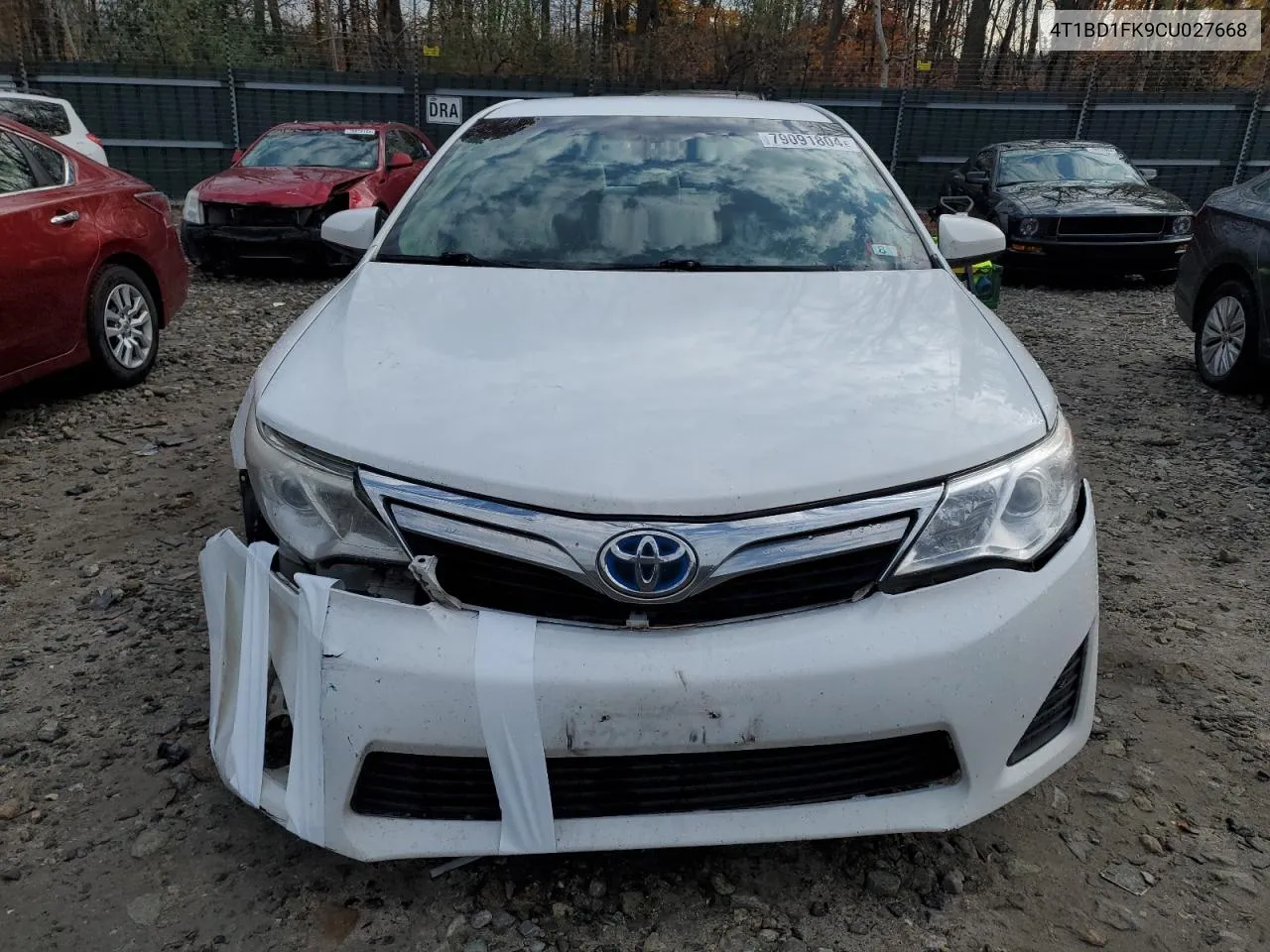 2012 Toyota Camry Hybrid VIN: 4T1BD1FK9CU027668 Lot: 79091804