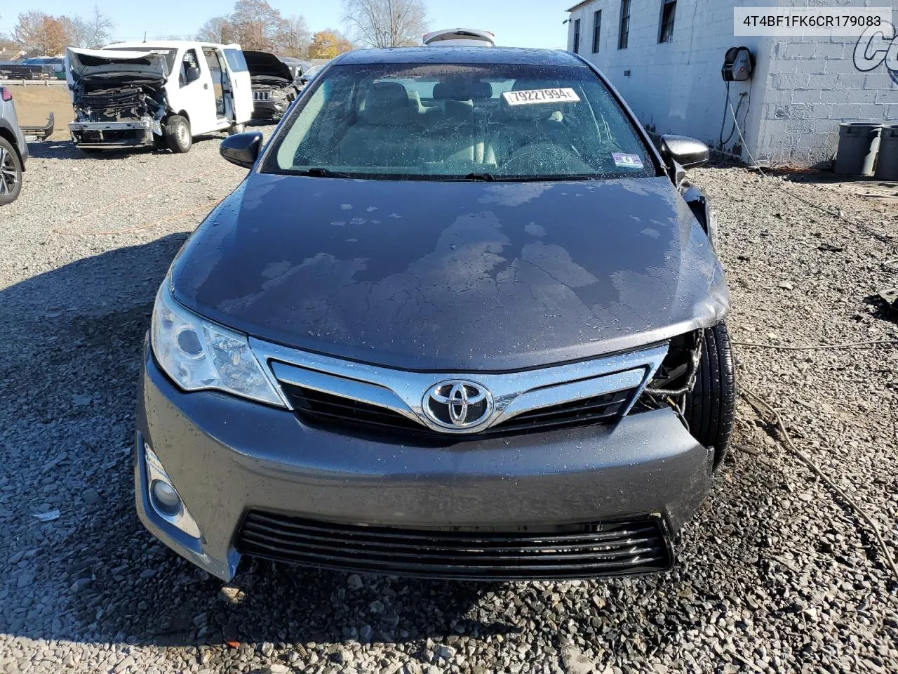 2012 Toyota Camry Base VIN: 4T4BF1FK6CR179083 Lot: 79227994