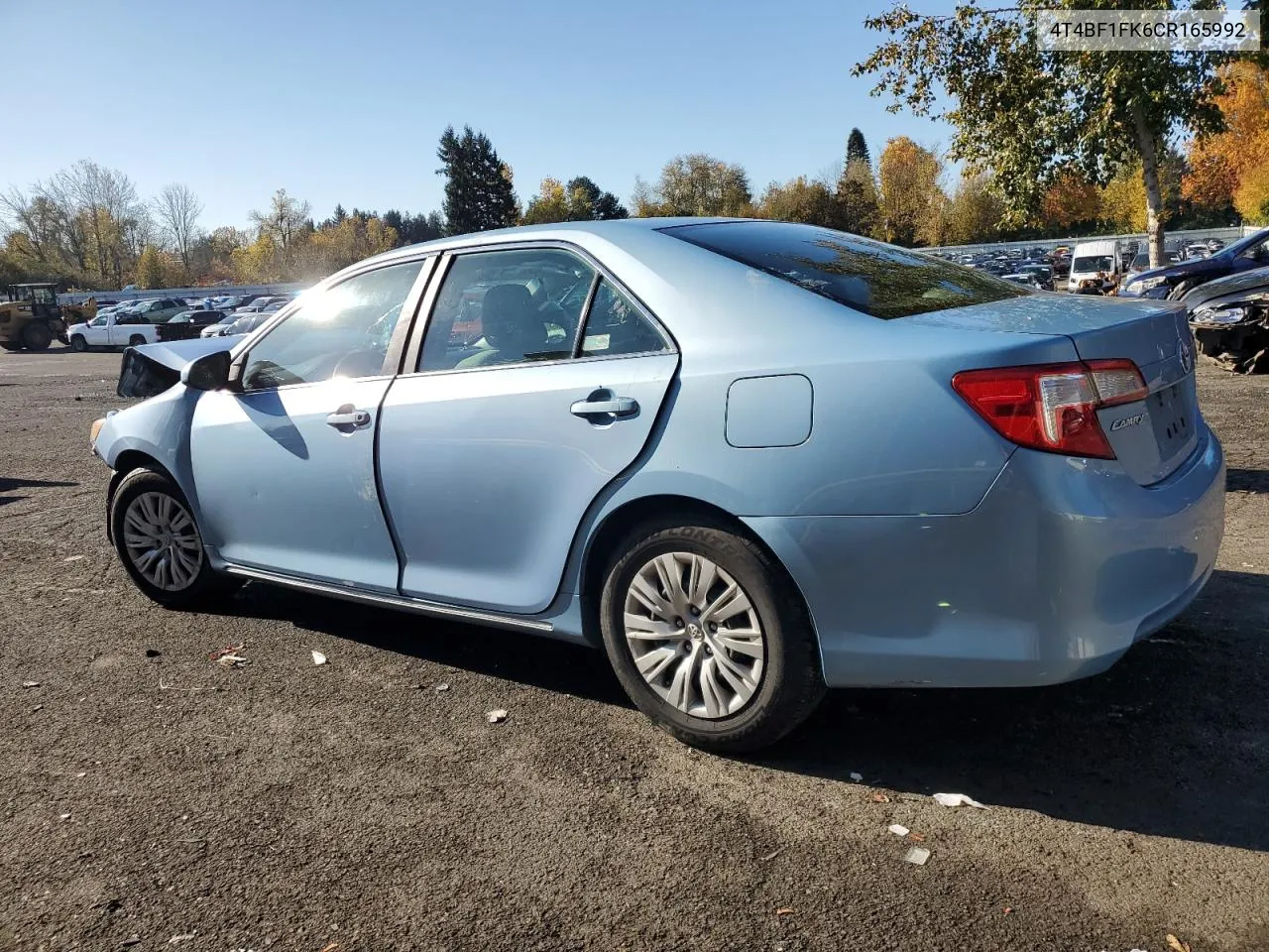 2012 Toyota Camry Base VIN: 4T4BF1FK6CR165992 Lot: 79338894