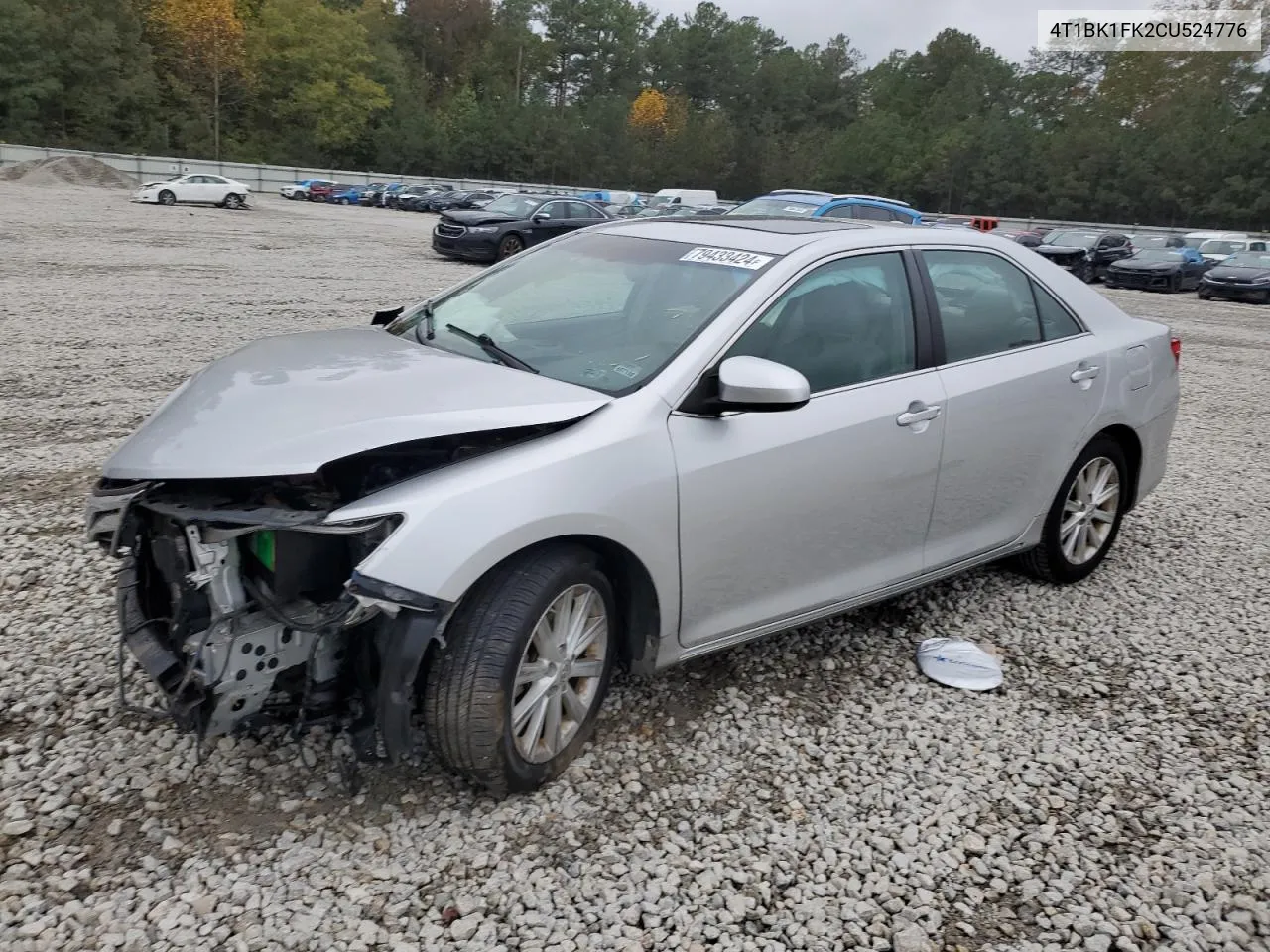 2012 Toyota Camry Se VIN: 4T1BK1FK2CU524776 Lot: 79433424