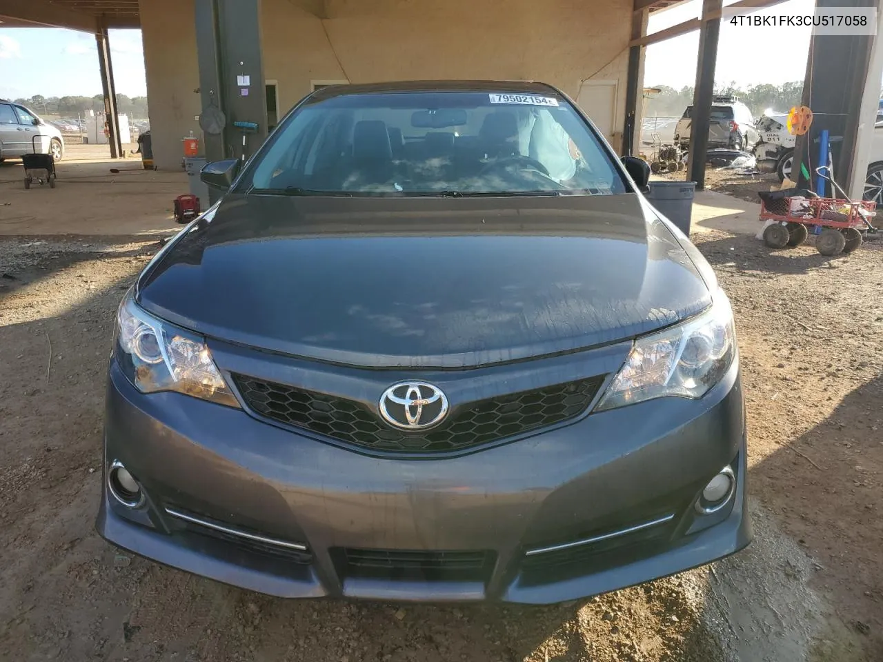 2012 Toyota Camry Se VIN: 4T1BK1FK3CU517058 Lot: 79502154