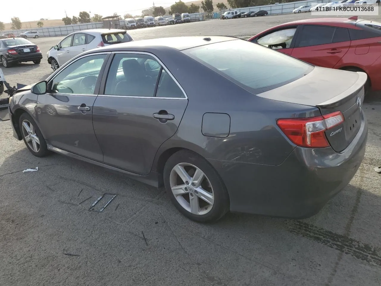 2012 Toyota Camry Base VIN: 4T1BF1FK8CU013688 Lot: 79529984