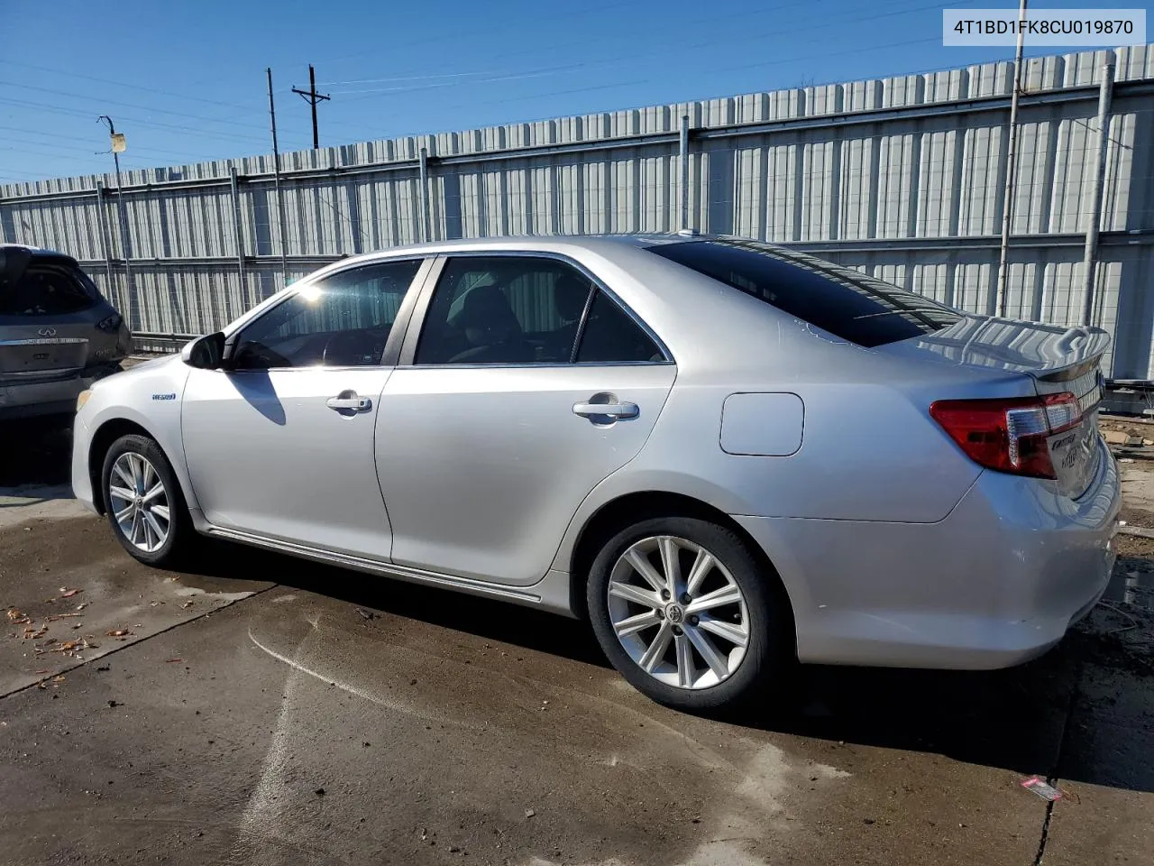 2012 Toyota Camry Hybrid VIN: 4T1BD1FK8CU019870 Lot: 79574604