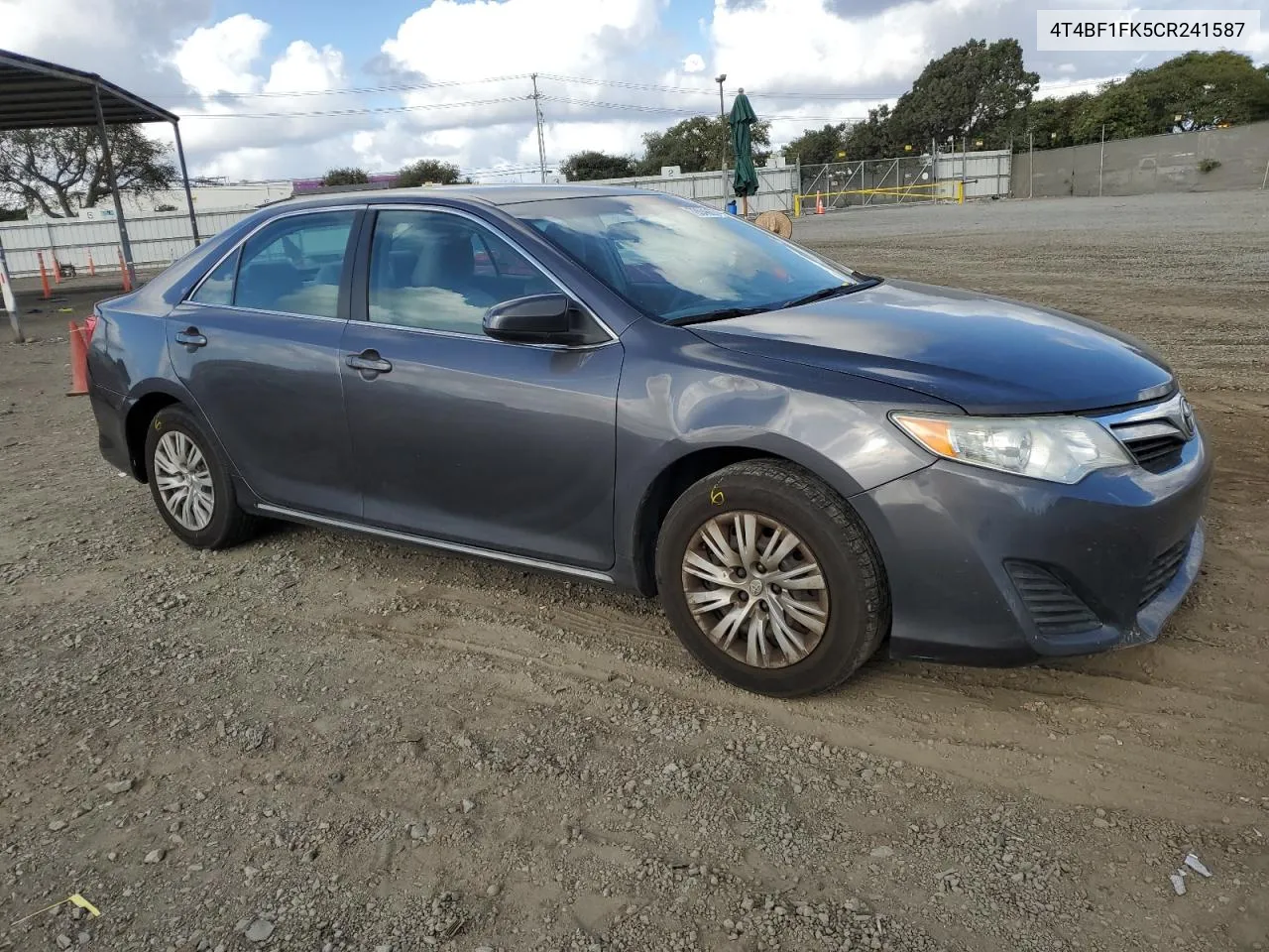 2012 Toyota Camry Base VIN: 4T4BF1FK5CR241587 Lot: 79946674