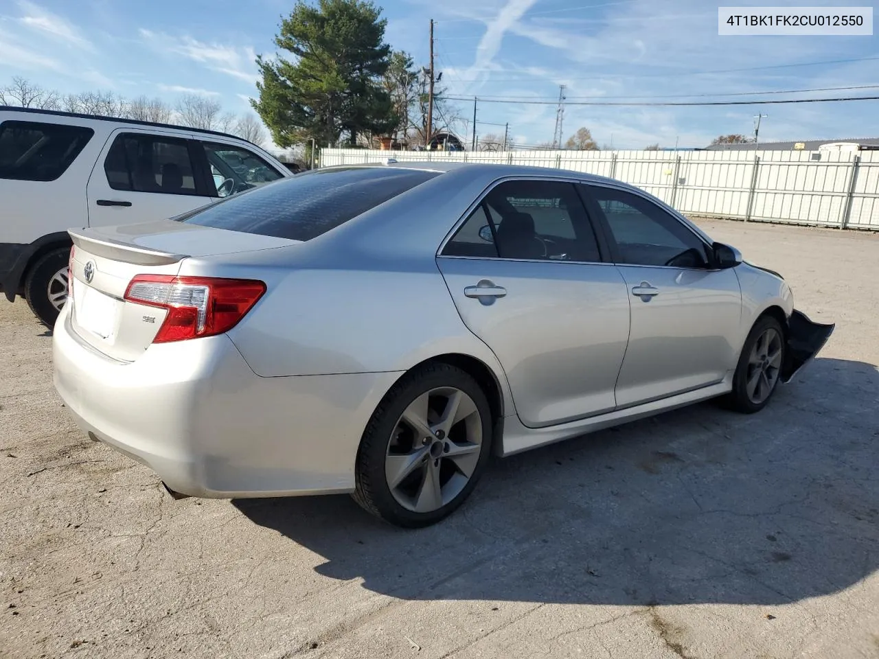 2012 Toyota Camry Se VIN: 4T1BK1FK2CU012550 Lot: 79946814