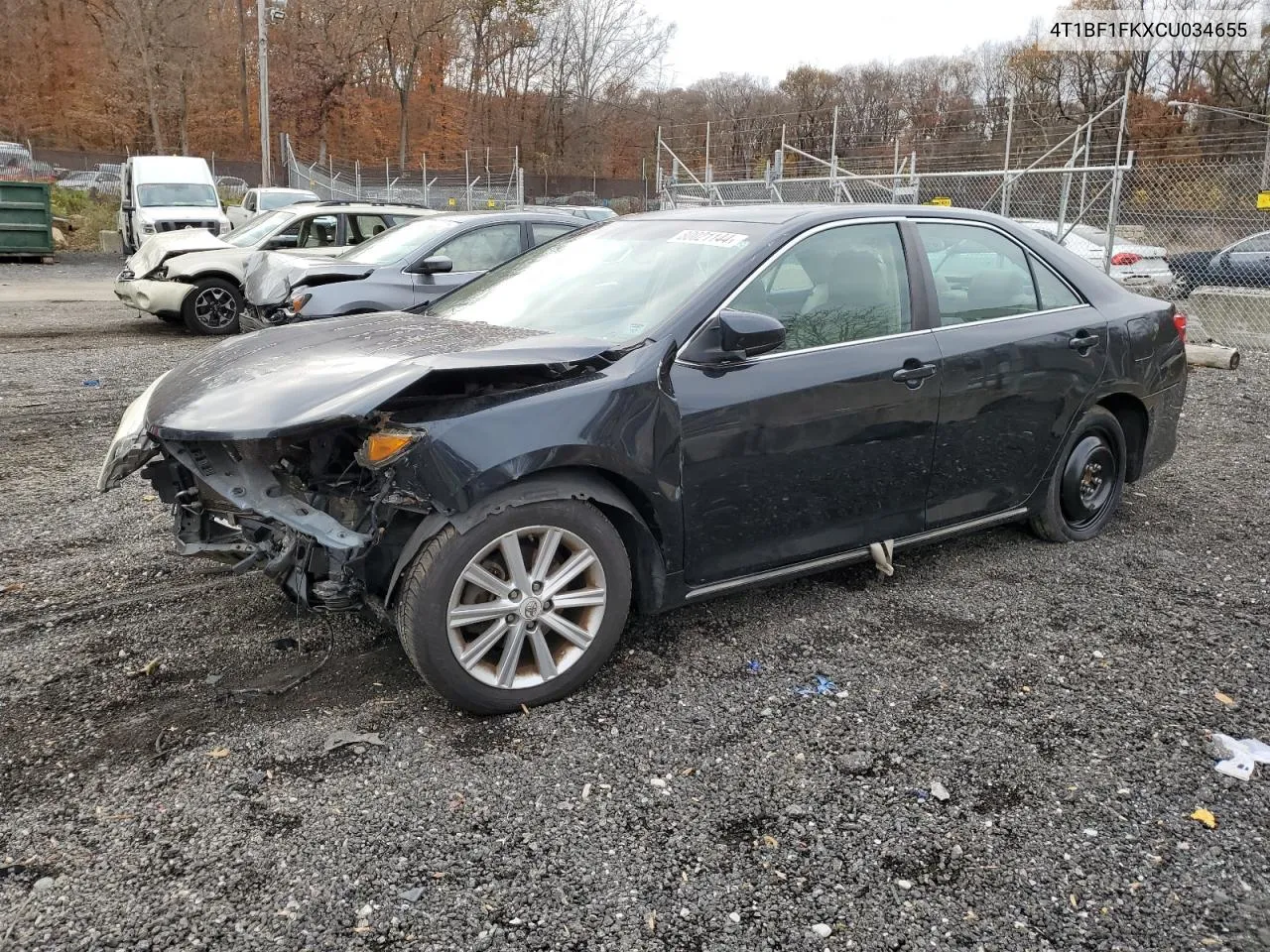 2012 Toyota Camry Base VIN: 4T1BF1FKXCU034655 Lot: 80021144