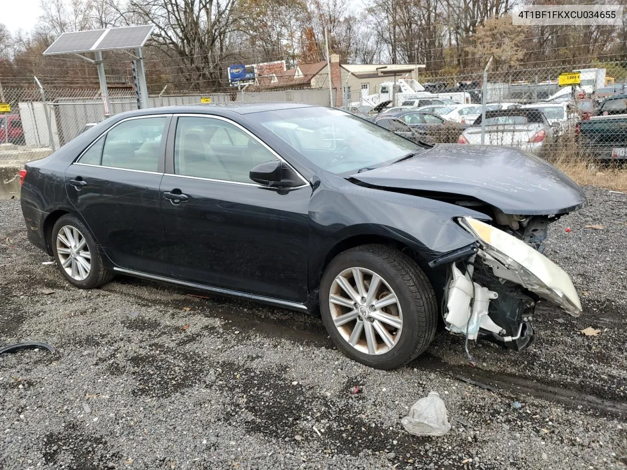 2012 Toyota Camry Base VIN: 4T1BF1FKXCU034655 Lot: 80021144