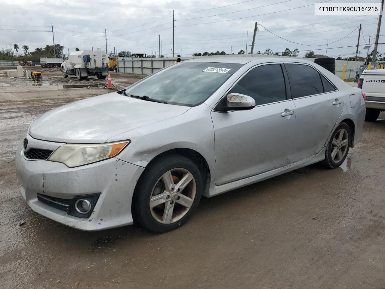 2012 Toyota Camry Base VIN: 4T1BF1FK9CU164216 Lot: 80021554