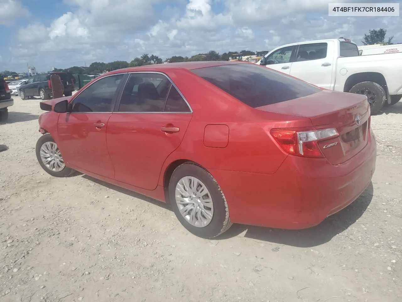 2012 Toyota Camry Base VIN: 4T4BF1FK7CR184406 Lot: 80080864