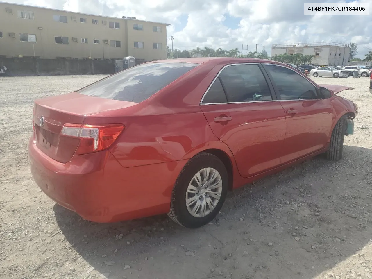 2012 Toyota Camry Base VIN: 4T4BF1FK7CR184406 Lot: 80080864