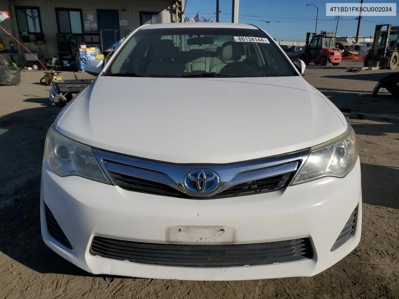 2012 Toyota Camry Hybrid VIN: 4T1BD1FK8CU002034 Lot: 80134144