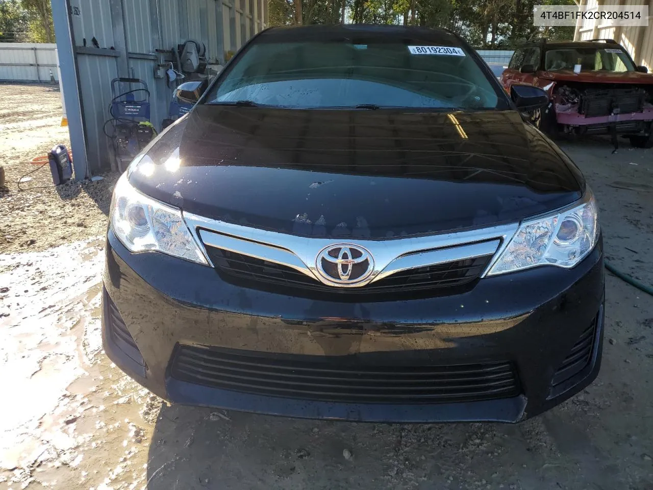 2012 Toyota Camry Base VIN: 4T4BF1FK2CR204514 Lot: 80192304