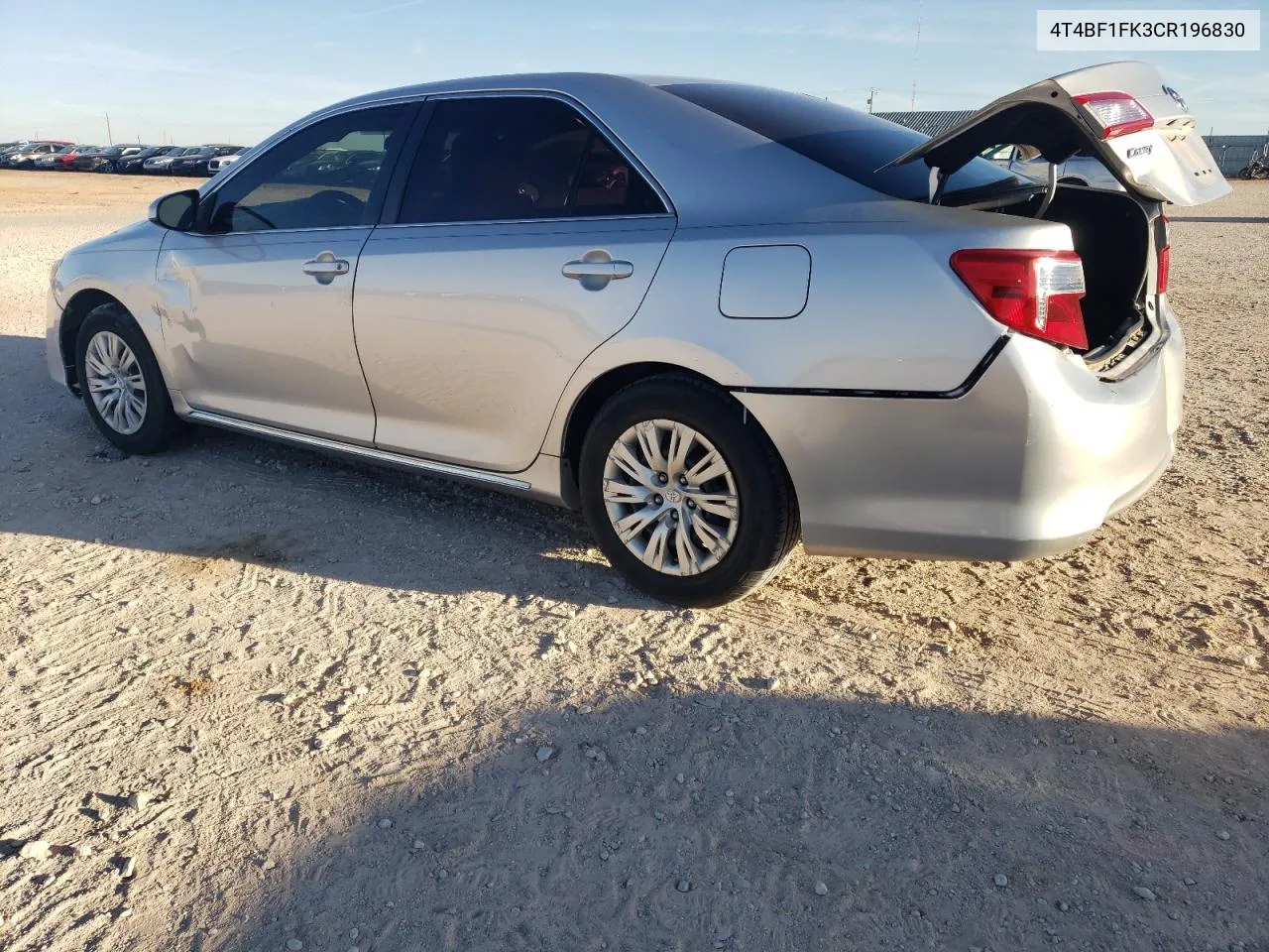 2012 Toyota Camry Base VIN: 4T4BF1FK3CR196830 Lot: 80205654