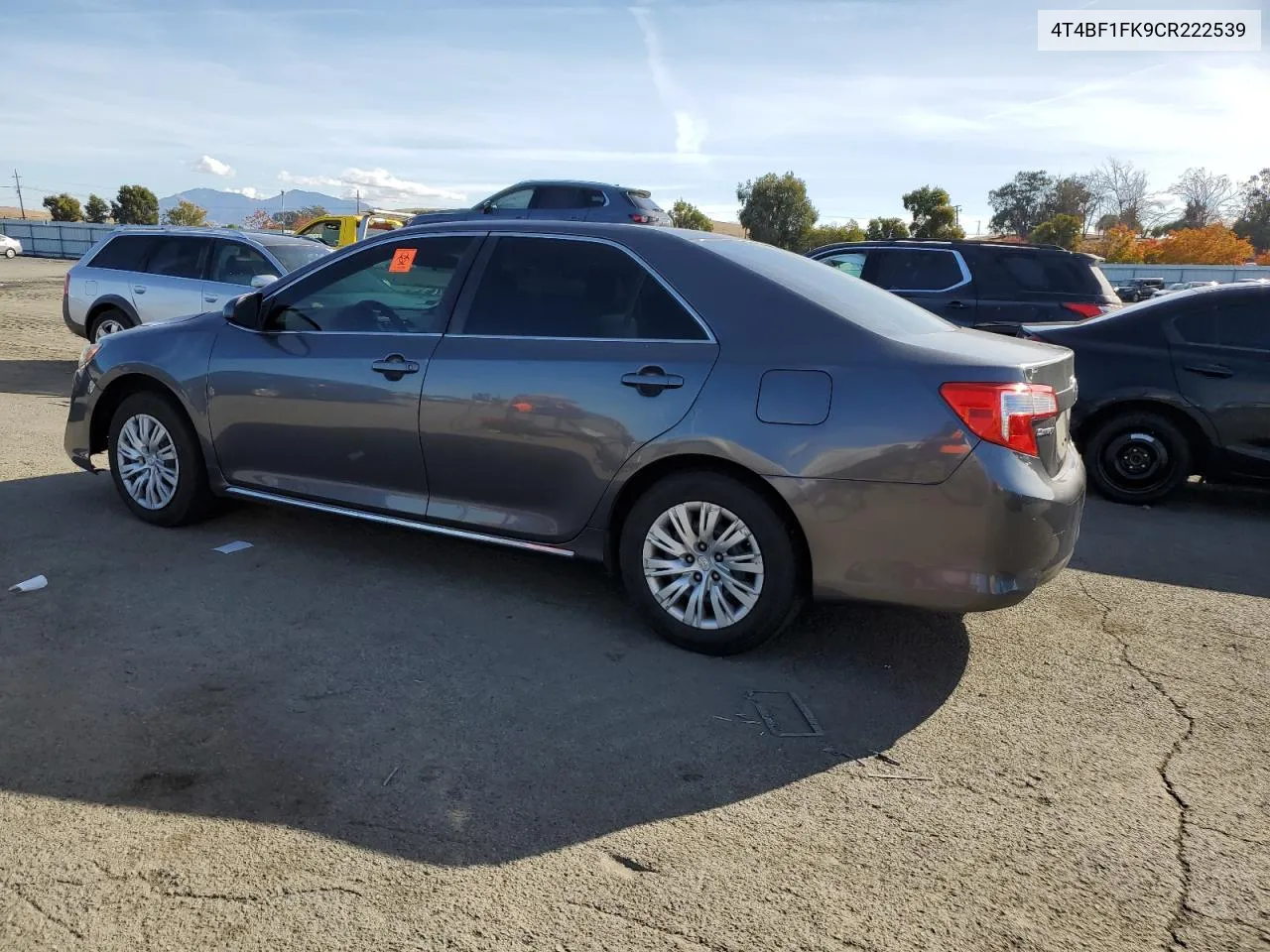 2012 Toyota Camry Base VIN: 4T4BF1FK9CR222539 Lot: 80244454