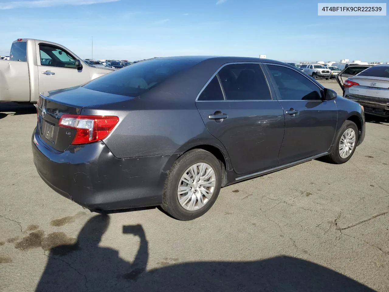 2012 Toyota Camry Base VIN: 4T4BF1FK9CR222539 Lot: 80244454